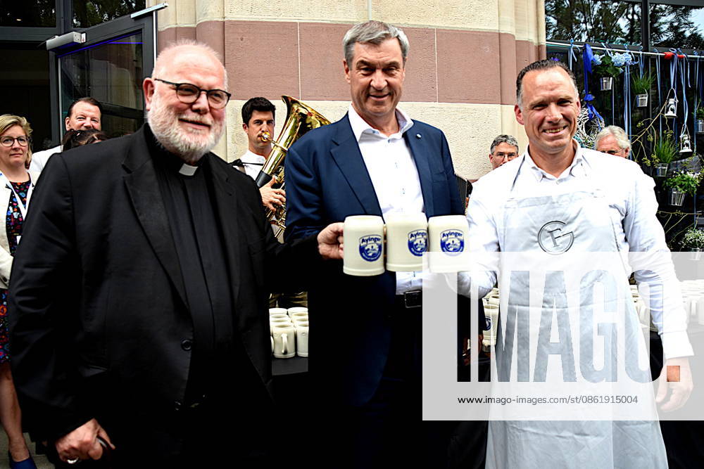 Cardinal Reinhard Marx, Dr. Markus Söder, Bavarian Minister-President, Peter Inselkammer, President of the Munich Chamber of Industry and Commerce, July 16, 2026, Max-Joseph-Straße, Main Building, Munich Chamber of Industry and Commerce for Munich and Upper Bavaria, Annual Reception, Photo: Munich