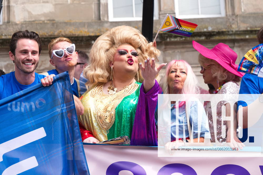 Thousands of participants took part in this yearâ€⠢s Glasgow Pride, following a route from Glasgow Green through the city centre. The event has earned the reputation as one of the largest and friendliest Pride events in the UK. Glasgow UK - ZUMAs357 20260718_zip_s357_021