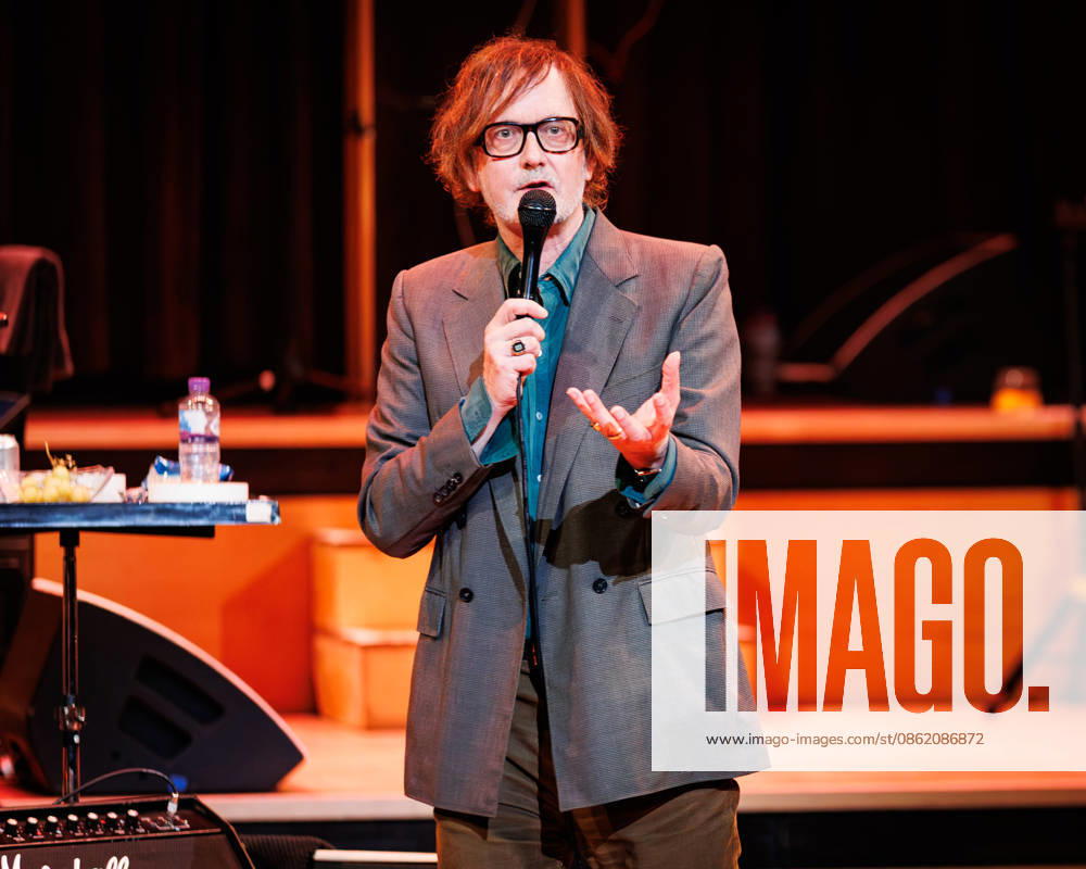 Pulp performing live at The Royal Festival Hall, London, UK on 18th July 2026 Singer Jarvis Cocker of UK rock band Pulp performing live at the Royal Festival Hall, London, UK on 18th July 2026, Credit:Manuela Langotsch Avalon United Kingdom, London, Royal Festival Hall