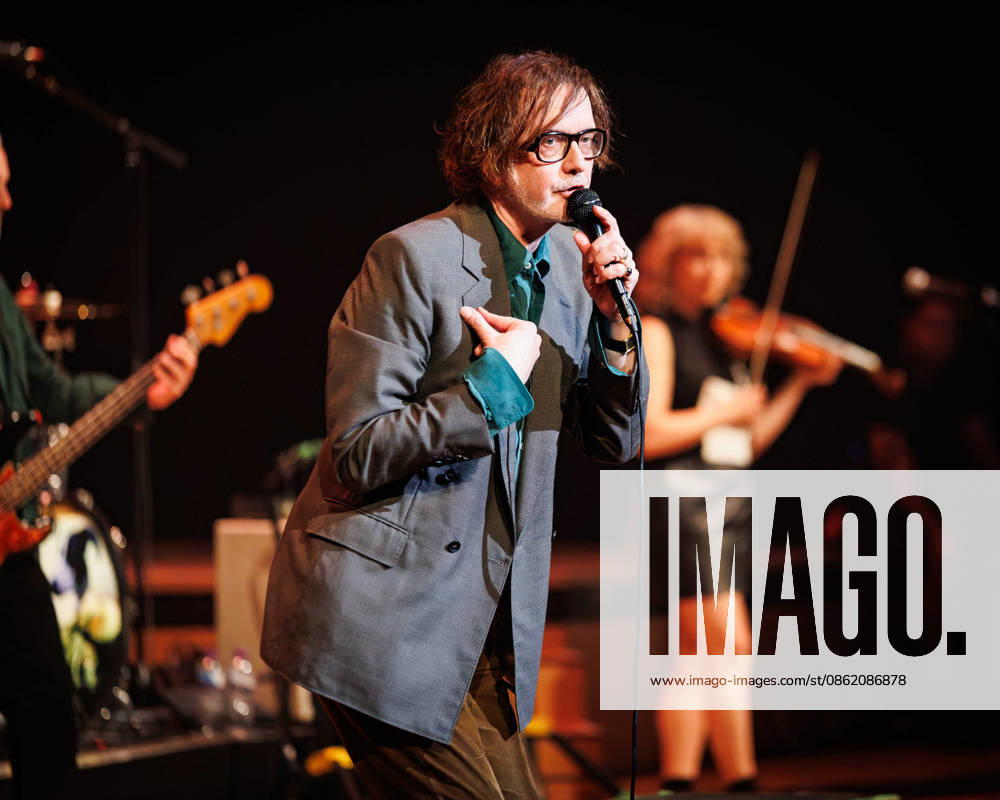 Pulp performing live at The Royal Festival Hall, London, UK on 18th July 2026 Singer Jarvis Cocker of UK rock band Pulp performing live at the Royal Festival Hall, London, UK on 18th July 2026, Credit:Manuela Langotsch Avalon United Kingdom, London, Royal Festival Hall