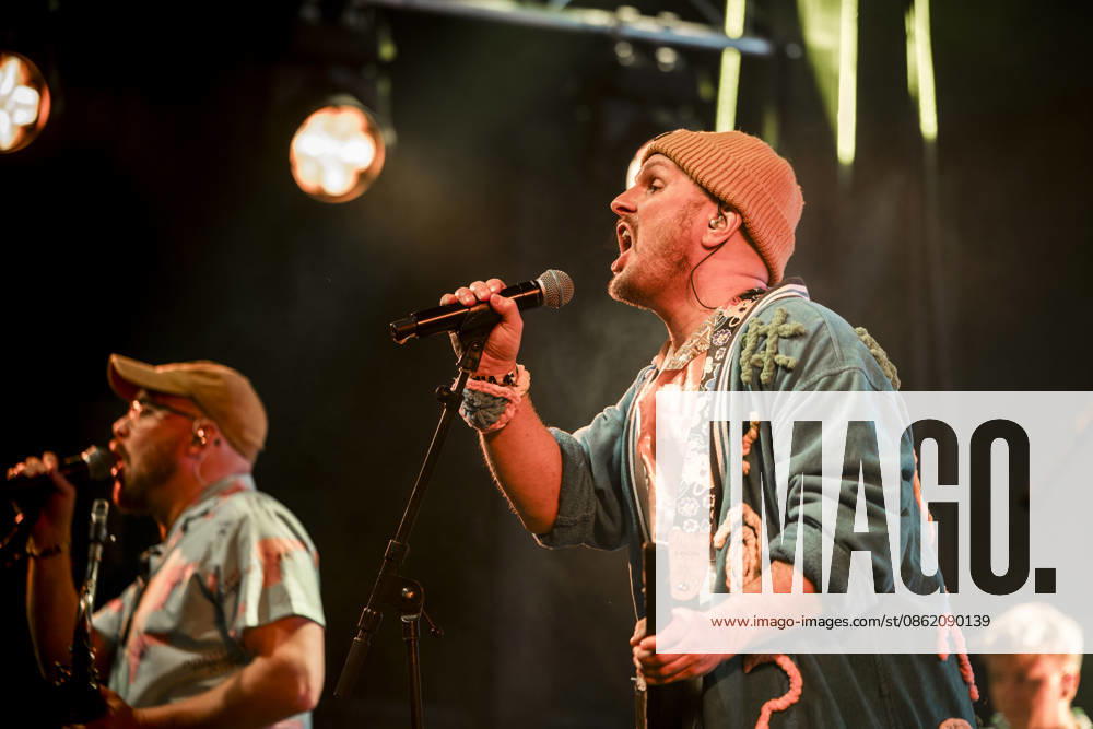 Sakaris live at G! Festival 2026 Sydregote, Faroe Island. 19th, July 2026. The Faroese act Sakaris performs a live concert during the Faroese music festival G! Festival 2026 in Sydregote. Here singer and musician Sakaris Emil Joensen is seen live on stage. Faroe Islands, Syðrugota