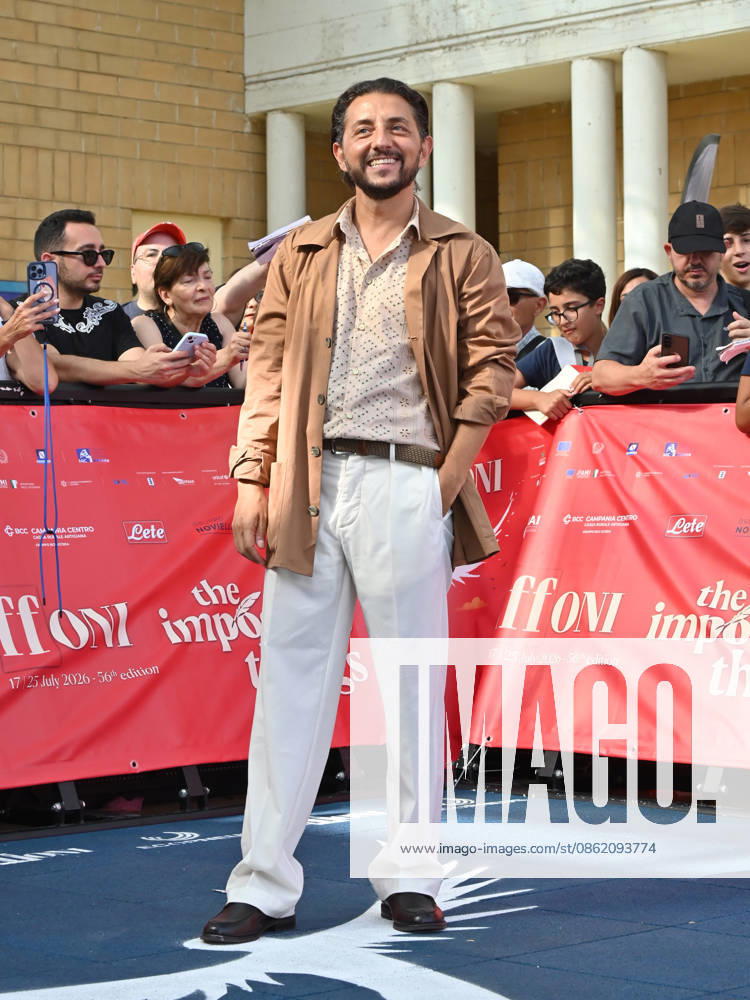 Adriano Pantaleo on the Blu Carpet at the 2026 Giffoni Film Festival. Giffoni Valle Piana Italy - ZUMAs197 20260719_aaa_s197_130