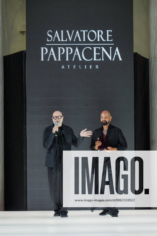 IPA86821286 - Rome G Salvatore Pappacenas Fashion Show at the 2026 Rome Fashion Show at the Salone delle Colonne Pictured: Salvatore Pappacena