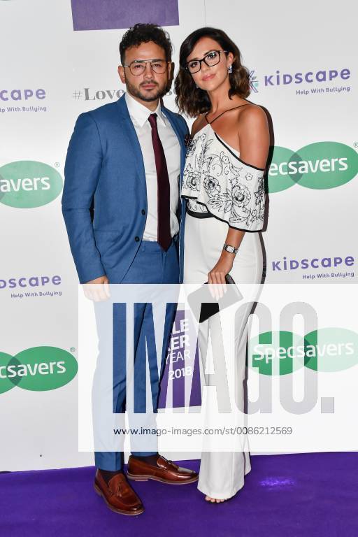 Ryan Thomas and Lucy Mecklenburgh attend the Specsavers Spectacle Wearer Of The Year at 8 Northumberland Avenue in London. OCTOBER 24th 2018 SLIx183865