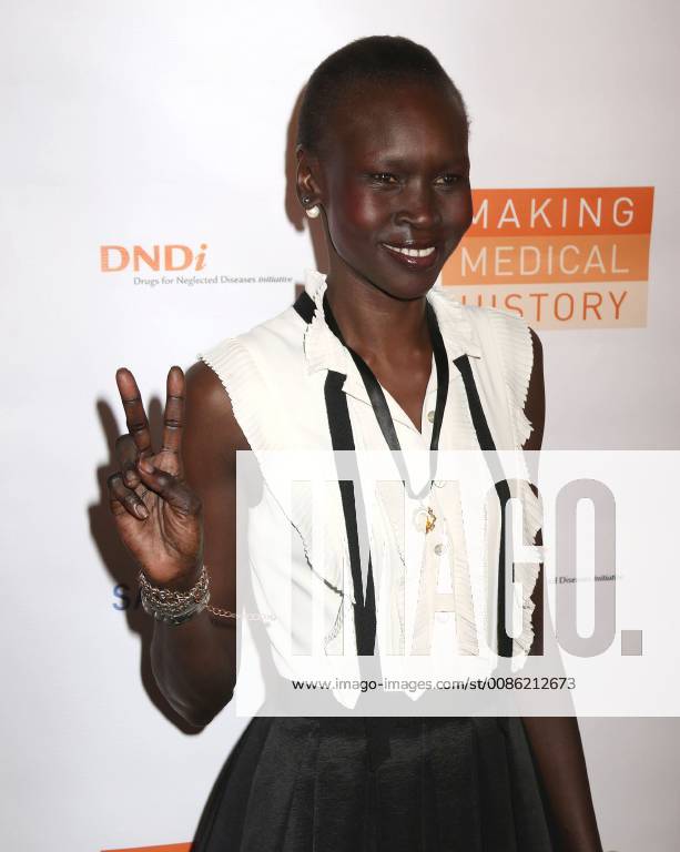 New York City, New York, U.S. - Model ALEK WEK attends the Drugs for Neglected Diseases initiatives (DNDi) celebrates inaugural Making Medical History Gala held the Bowery Hotel. New York City U.S. - ZUMAk03_ 20181024_zaf_k03_102