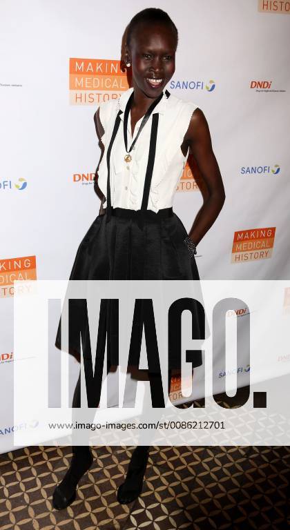 New York City, New York, U.S. - Model ALEK WEK attends the Drugs for Neglected Diseases initiatives (DNDi) celebrates inaugural Making Medical History Gala held the Bowery Hotel. New York City U.S. - ZUMAk03_ 20181024_zaf_k03_095