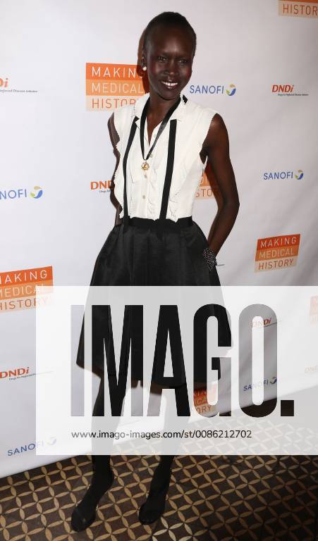 New York City, New York, U.S. - Model ALEK WEK attends the Drugs for Neglected Diseases initiatives (DNDi) celebrates inaugural Making Medical History Gala held the Bowery Hotel. New York City U.S. - ZUMAk03_ 20181024_zaf_k03_096