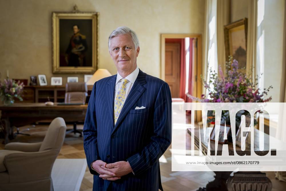 Speech Of King Philippe For National Day 2026 BRUSSELS, BELGIUM - JULY 16 : King Philippe of Belgium s speech on the occasion of National Day was recorded in the King s office at the Royal Palace in Brussels, on July 16, 2026 in Brussels, Belgium, 16 07 2026 Brussels Belgium