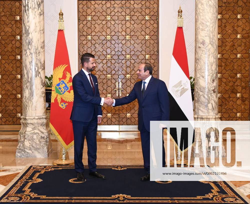 Egyptian president receives Montenegro’s president in Cairo Egyptian President Abdel Fattah el-Sisi receives Montenegro’s President Jakov Milatovi? ahead of a meeting in Cairo, Egypt, on July 20, 2026. Photo by Egyptian President Office apaimages Cairo Cairo Egypt 200726_Egypt_EPO_00(4)