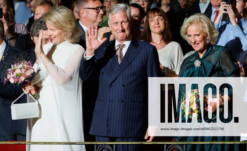 Queen Mathilde of Belgium, King Philippe - Filip of Belgium and Princess Astrid pictured during a concert on the eve of Belgium s National Day, Monday 20 July 2026 at the Novum theatre in Brussels. This classical music concert is organized by the Queen Elisabeth Competition, in collaboration with the Belgian National Orchestra. BENOITxDOPPAGNE 181591067