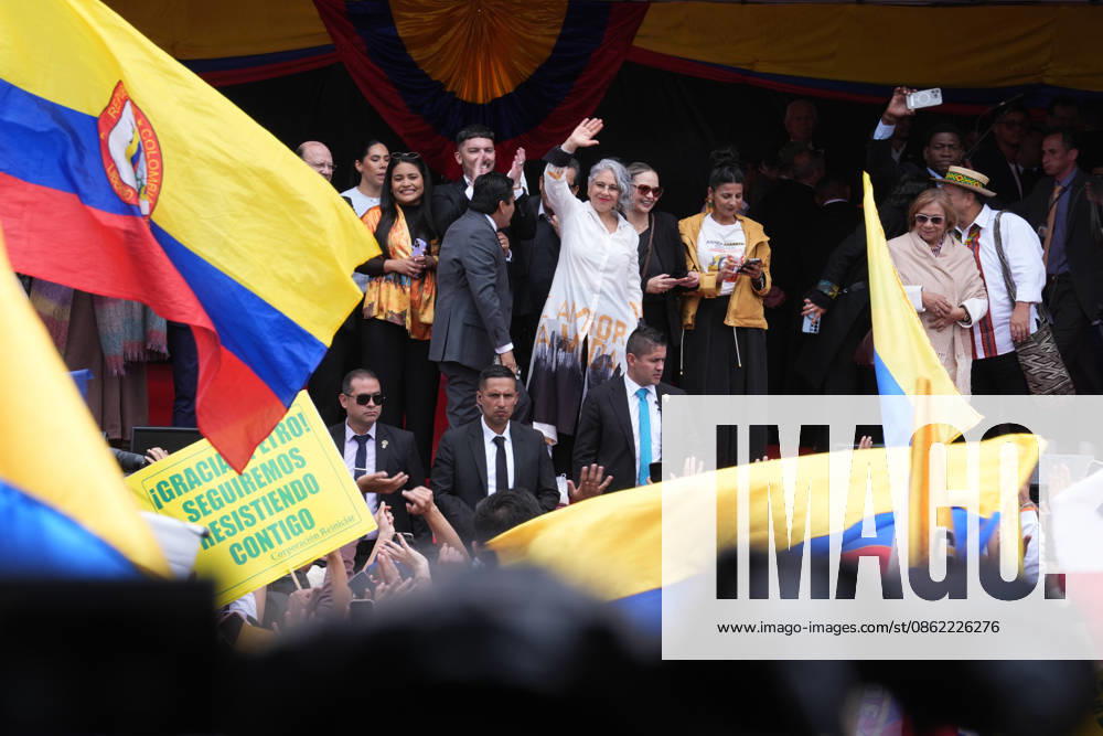 #2 Colombia s Independence Day Parade in Bogota BOGOTA, COLOMBIA - JULY 20: Colombian President Gustavo Petro is seen during the Independence Day military parade in Bogota, Colombia, on July 20, 2026. Petro said the ceremony would mark his final public appearance before leaving office. During the event, a crowd breached the first security perimeter and surged toward the main stage, while a group of demonstrators surrounded and verbally harassed members of the press. Several people climbed onto the platform designated for journalists, prompting reporters from multiple media outlets to report insufficient crowd-control measures and to leave the area under escort by the Colombian National Police. Juancho Torres Anadolu Bogota Colombia. Editoria