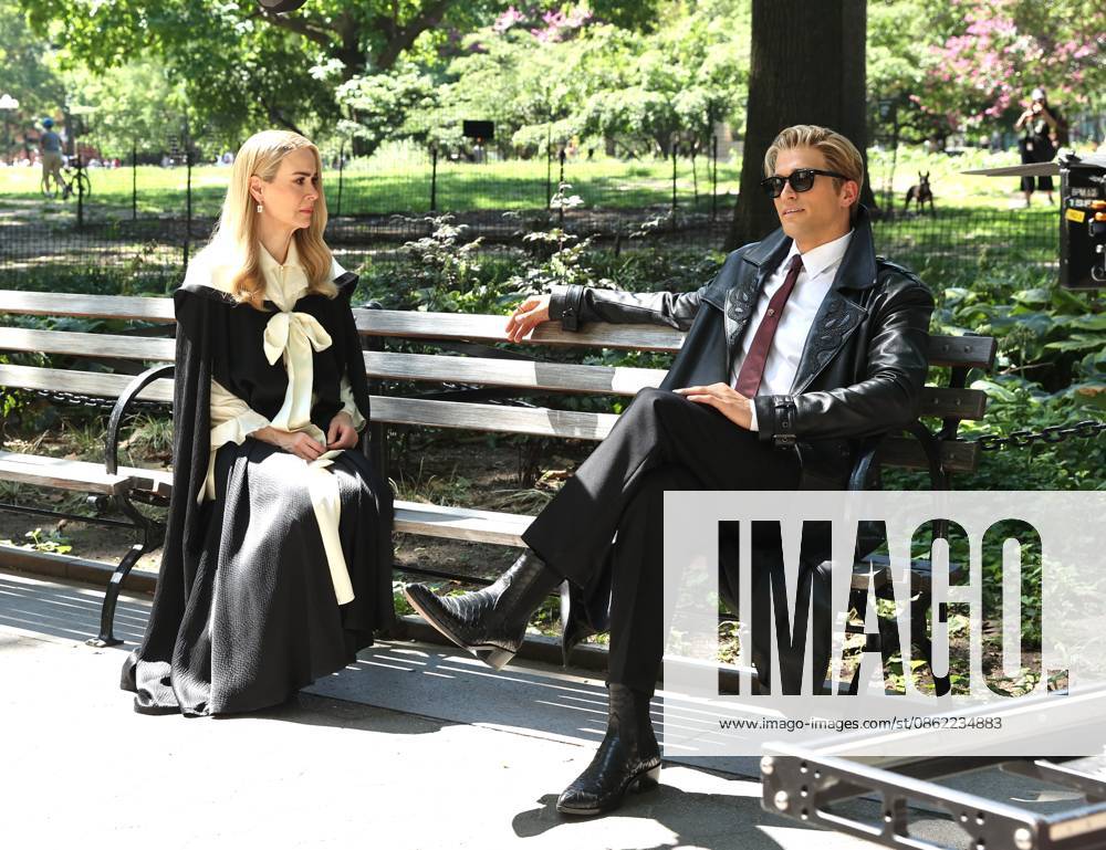 #2 Paul Anthony Kelly, Sarah Paulson filming on the set of ˜American Horror Story: Penthouse Featuring: Paul Anthony Kelly, Sarah Paulson Where: New York City, New York, United States When: 20 Jul 2026 Credit: Jose Perez INSTARimages . NOT FOR USE BY NEWSPAPERS BASED IN THE UK.