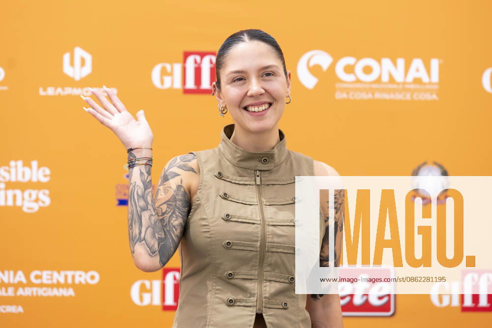 Italian content creator Agnese Pucci attends the photocall at 56th Giffoni Film Festival 2026 in Giffoni Valle Piana, Salerno, Italy on July 21, 2026. Giffoni Valle Piana Italy - ZUMAl175 20260721_zip_l175_001