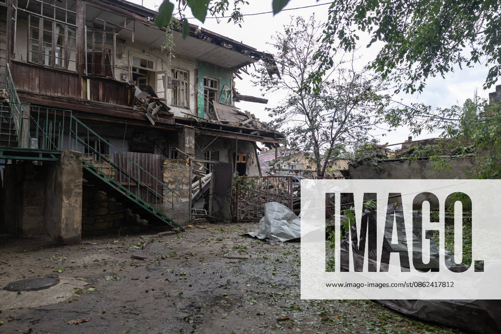 One killed after Russian drone strikes residential building in Odesa ODESA, UKRAINE - JULY 22: A Russian drone struck a two-story residential building during a daytime attack on Odesa, Ukraine, on July 22, 2026. According to local authorities, one man was killed in the strike. Emergency services responded to the scene as rescue and assessment operations continued. Stringer Anadolu Odesa Ukraine. Editorial use only. Please get in touch for any other usage.
