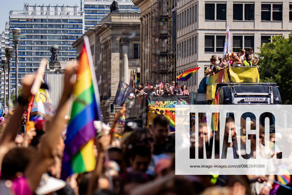 People at the 48th Christopher Street Day demonstration in Berlin on July 25, 2026 Christopher Street Day demonstration in Berlin