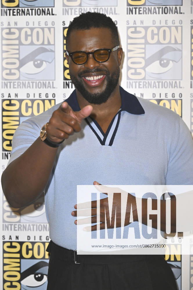 Winston Duke at the photocall for the movie *Avengers: Doomsday* (*Avengers 5*) at San Diego Comic-Con International 2026 at the Hilton Bayfront Hotel in San Diego, July 25, 2026 Foto:xD.xStarbuckx xFuturexImagex avengers_6726