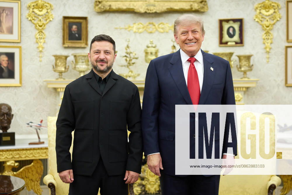 Zelenskyy meets with Trump at White House WASHINGTON, D.C - JULY 28: (---- - MANDATORY CREDIT - ZELENSKYY SOCIAL MEDIA ACCOUNT HANDOUT - NO MARKETING NO ADVERTISING CAMPAIGNS - DISTRIBUTED AS A SERVICE TO CLIENTS----) Ukrainian President Volodymyr Zelenskyy (L) meets with US President Donald Trump (R) at White House during his visit to Washington, D.C, United States on July 28, 2026. Zelenskyy Social Media Account Anadolu Washington United States. Editorial use only. Please get in touch for any other usage.