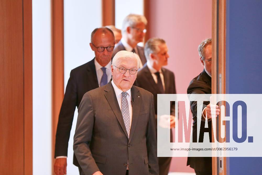 Berlin, Germany, July 29, 2026; Official Residence at Spreebogen: Dismissal and Appointment of Ministers by Federal President Friedrich Merz and Frank-Walter Steinmeier