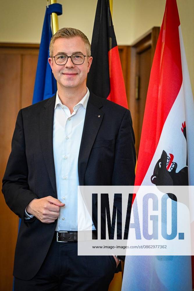 Interview with Stefan Evers, CDU ** ** **Stefan Evers, CDU, Senator for Finance and mayoral candidate, photographed on July 29, 2026, in Berlin Berlin Berlin Berlin Copyright MaurizioxGambarini