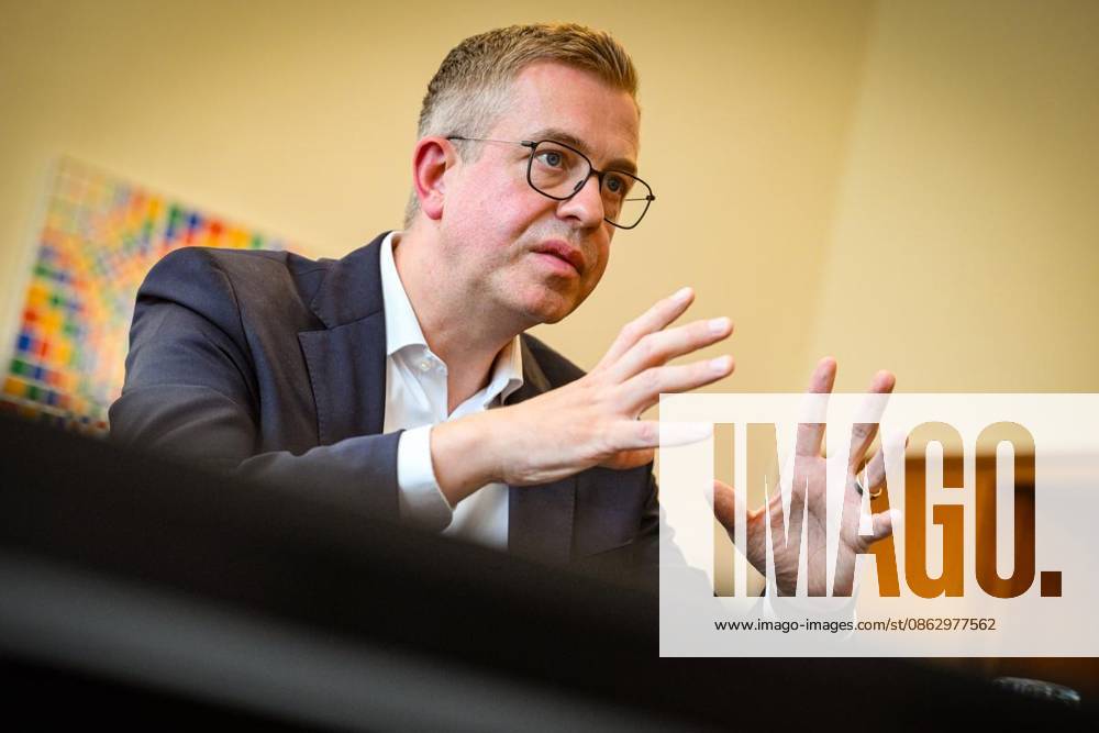 Interview with Stefan Evers, CDU ** ** **Stefan Evers, CDU, Senator for Finance and mayoral candidate, photographed on July 29, 2026, in Berlin Berlin Berlin Berlin Copyright MaurizioxGambarini