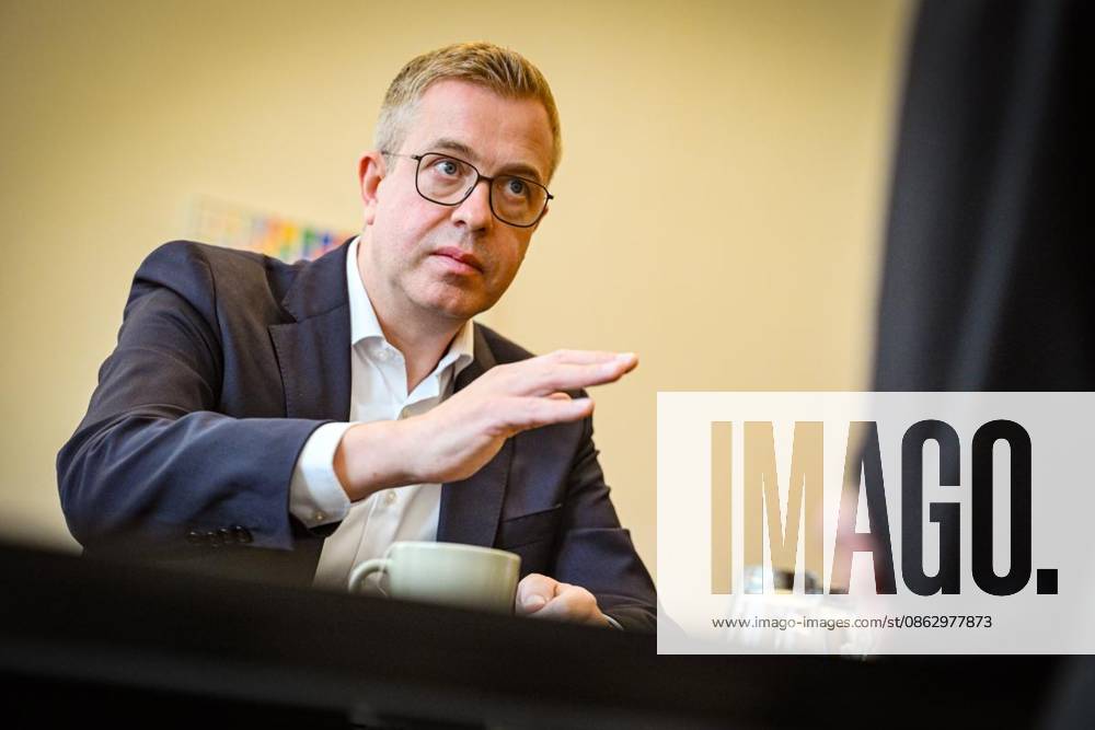 Interview with Stefan Evers, CDU ** ** **Stefan Evers, CDU, Senator for Finance and mayoral candidate, photographed on July 29, 2026, in Berlin Berlin Berlin Berlin Copyright MaurizioxGambarini