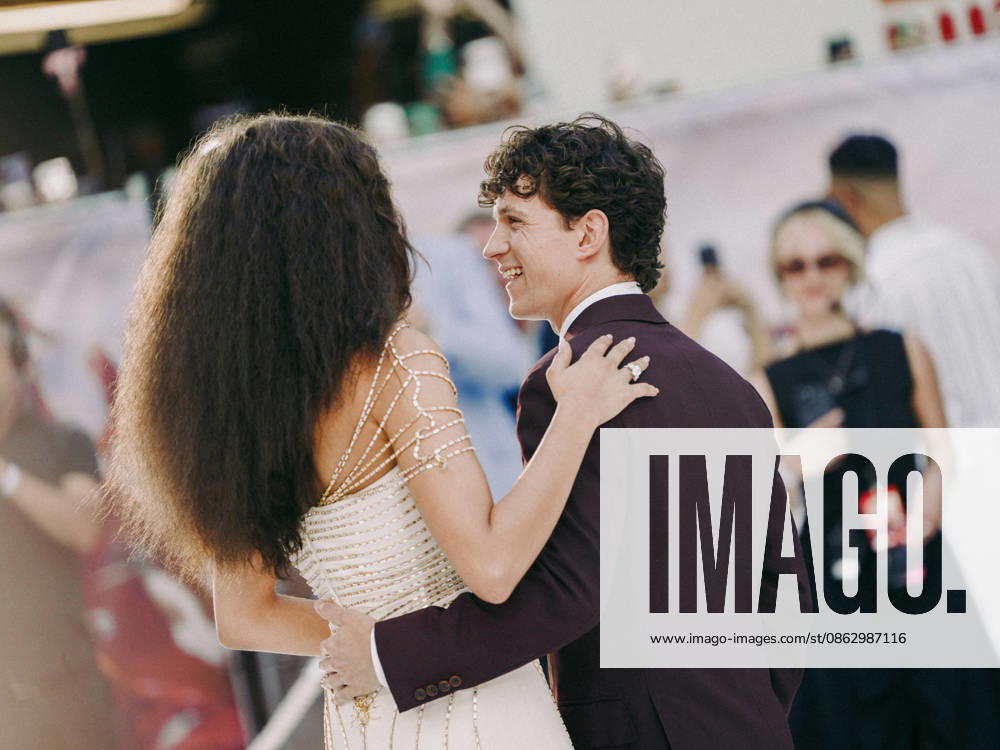 Zendaya and Tom Holland at Spider-Man Brand New Day Premiere at ODEON Luxe Leicester Square on July 29, 2026 in London, England. LONDON, ENGLAND - JULY 29: Zendaya and Tom Holland at Spider-Man Brand New Day Premiere at ODEON Luxe Leicester Square on July 29, 2026 in London, England., Credit:Pupat Chenaksara Avalon United Kingdom, London, ODEON Luxe Leicester Square