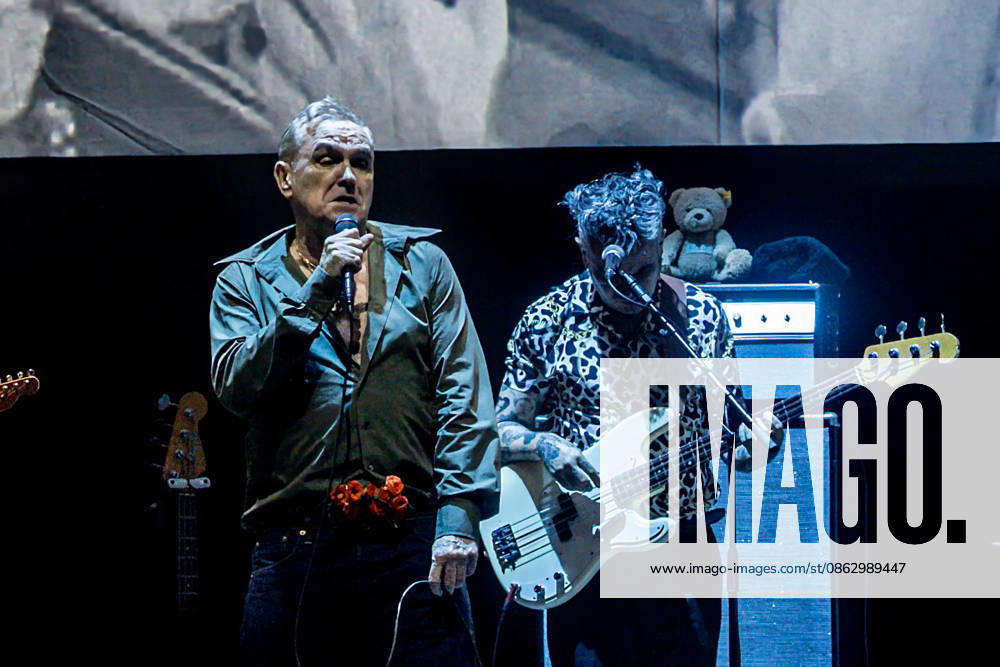 Morrissey Concert at the Movistar Arena British singer Morrissey during his concert at the Movistar Arena on July 29, 2026, in Madrid, Spain. The artist returns to Madrid after a decade with the tour promoting Make Up Is a Lie, his highly anticipated comeback album. JULY 29, 2026 CONCERT MUSIC MUSICIAN ENTERTAINMENT CULTURE SINGER Madrid Madrid, Spain