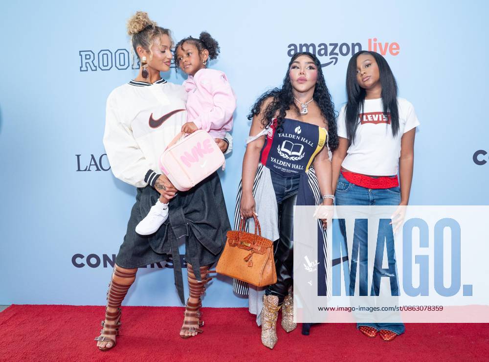 DaniLeigh, Velour, Lil Kim and Royal Reign attend Amazon Back-To-School Kids Fashion Show presented by Rookie Kids at Iron 23 in New York, NY on July 30, 2026. Kids showcased clothes and shoes by Converse, Nike, Levi s, Lacoste and Hurley. Bronx USA - ZUMAr339 20260730_znp_r339_022