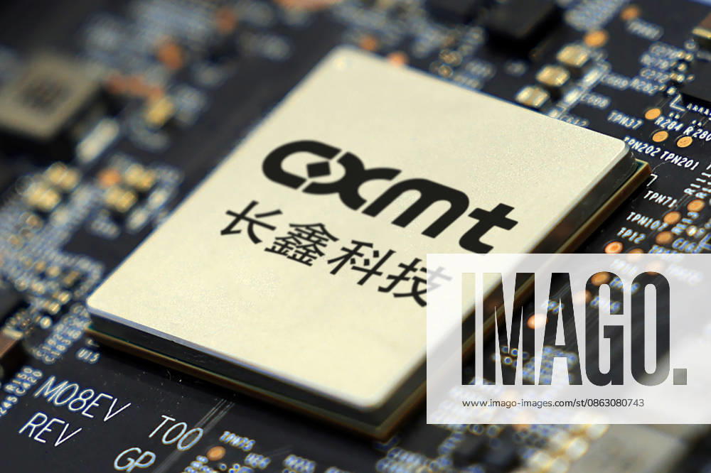In this photo illustration, the logo of Changxin Memory Technologies (CXMT) is seen on July 29, 2026 in Jinan, Shandong Province of China. The total market capitalization of Chinese memory chipmaker CXMT briefly exceeded 4 trillion yuan ($592.13 billion) on Friday morning, with its share price surging to 60 yuan per share, maintaining its position as the largest company in the A-share market.
