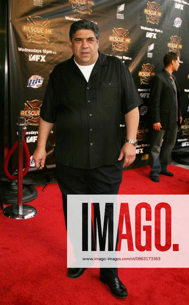 **FILE PHOTO** Vincent Pastore Has Passed Away. Vincent Pastore attends the screening of the new FX series Rescue Me at Loews Lincoln Square Theatre in New York City on July 19, 1994. Photo