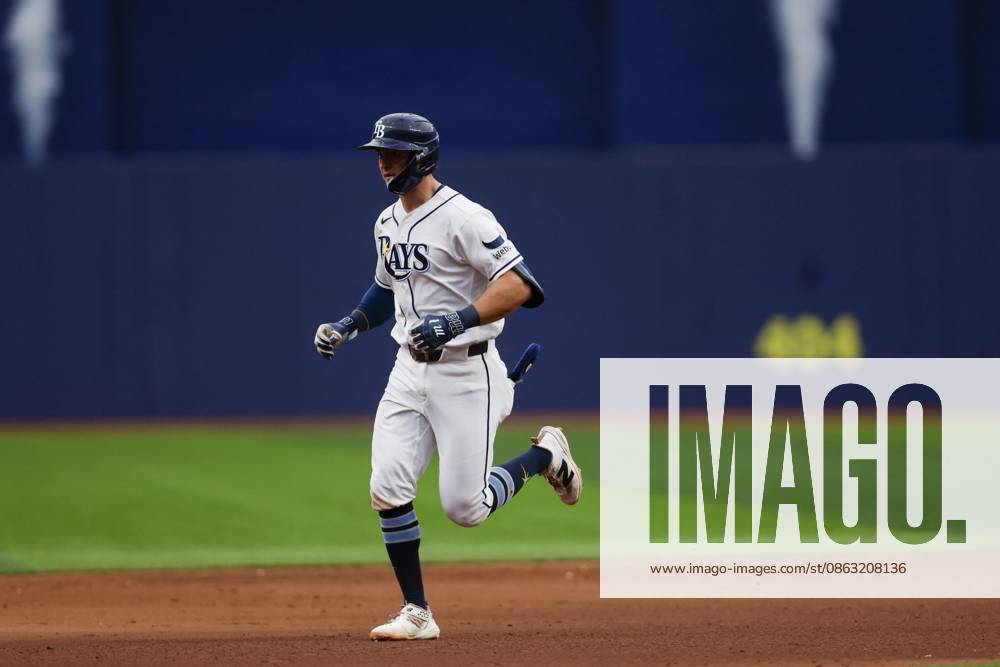 Tampa Bay Rays second baseman Ben Williamson (15) homers in the ninth inning against the Chicago White Sox on Sunday, Aug. 2, 2026 in St. Petersburg. St. Petersburg USA - ZUMAs70_ 20260802_zan_s70_027