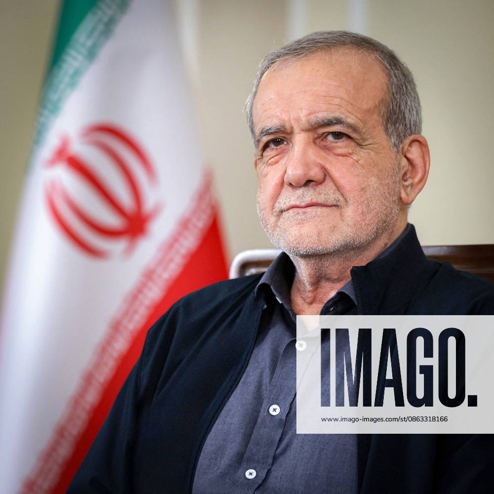 Iranian President MASOUD PEZESHKIAN speaks during an interview in Tehran. Tehran Iran - ZUMAi98_ 20260804_zih_i98_001