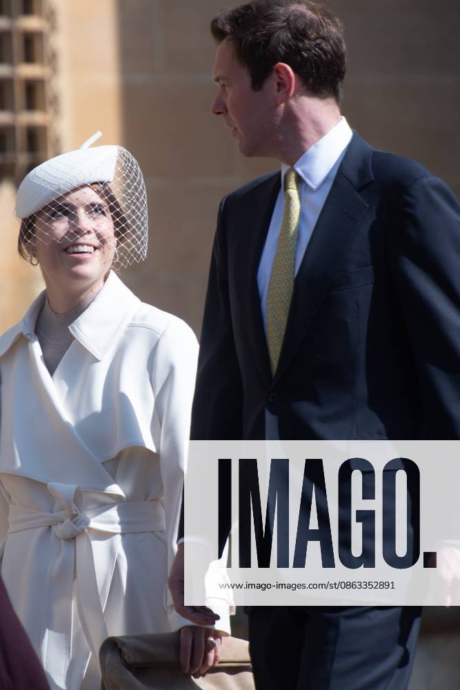 Easter Service at St. George s Chapel, Windsor Castle, London, UK - Sunday 20 April Princess Eugenie and husband Jack Brooksbank arrives for an Easter Service at St. George s Chapel, Windsor Castle, London, England, UK on Sunday 20 April, 2025., Credit:Justin Ng Avalon UK, England, London, St. George s Chapel, Windsor Castle