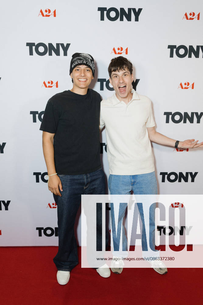 Hamzah Ahmed (L) and Martin Andrijasevic attend the TONY? Screening at Paradise Theatre in Toronto. A 19-year-old Anthony Bourdain travels to Provincetown and stumbles into the chaotic world of a restaurant kitchen, setting off a summer that will shape the course of his life. Toronto Canada - ZUMAs197 20260804_aaa_s197_059