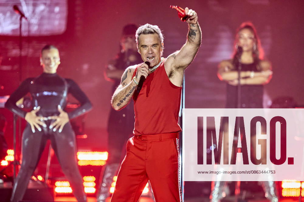 DENMARK Music Festival in Skanderborg British singer Robbie Williams performs at Smukfest in Skanderborg on Wednesday, August 5, 2026, Skanderborg, Denmark
