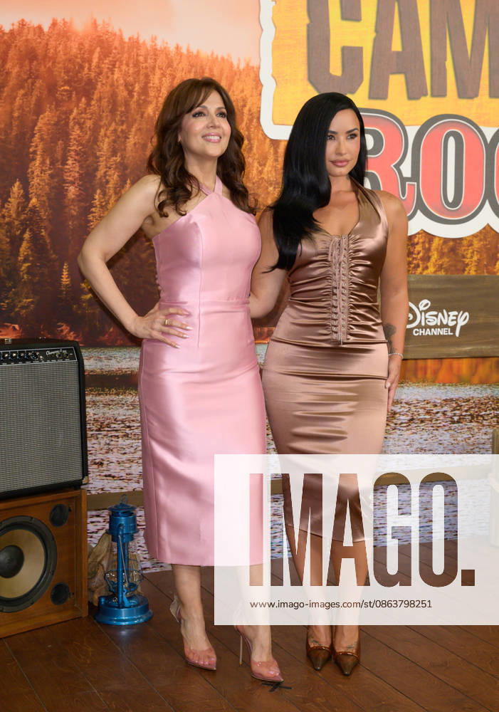 BURBANK, USA, August 10, 2026: Maria Canals Barrera and Demi Lovato at the world premiere of Disney s *Camp Rock 3* at the Walt Disney Studio Lot. Photo by Paul Smith, Featureflash 458817, August 10, 2026, Burbank, CA