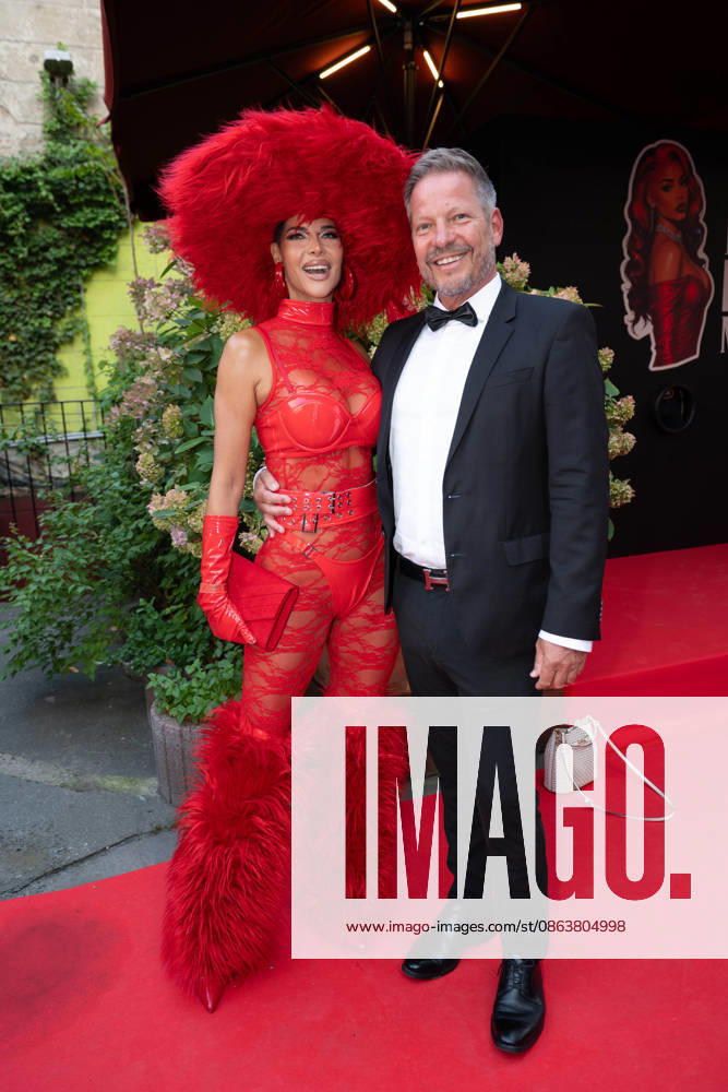 Micaela Schaefer with her boyfriend Dirk Wiemer at KATJA S LUCKY NUMBER 30: KATJA KRASAVICE CELEBRATES HER 30TH BIRTHDAY at Ballhaus Berlin in Berlin on August 10, 2026