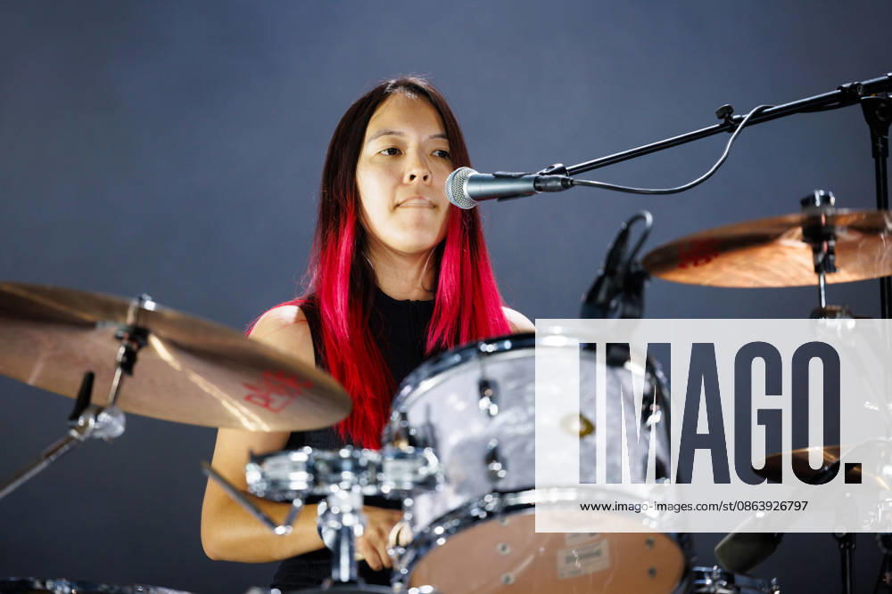 Sailor Honeymoon live at Oyafestivalen 2026 Oslo, Norway. 12th, August 2026. The South Korean punk rock band Sailor Honeymoon performs a live concert during the Norwegian music festival Oyafestivalen 2026 in Oslo. Here drummer and singer Abi Raymaker is seen live on stage. Norway, Oslo