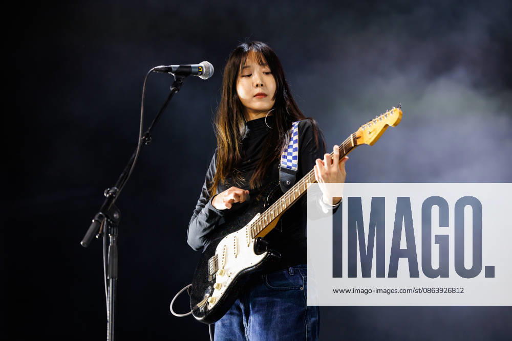 Sailor Honeymoon live at Oyafestivalen 2026 Oslo, Norway. 12th, August 2026. The South Korean punk rock band Sailor Honeymoon performs a live concert during the Norwegian music festival Oyafestivalen 2026 in Oslo. Here guitarist and vocalist Zaeeun Shin is seen live on stage. Norway, Oslo