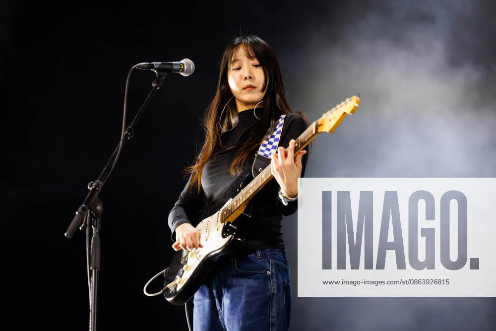 Sailor Honeymoon live at Oyafestivalen 2026 Oslo, Norway. 12th, August 2026. The South Korean punk rock band Sailor Honeymoon performs a live concert during the Norwegian music festival Oyafestivalen 2026 in Oslo. Here guitarist and vocalist Zaeeun Shin is seen live on stage. Norway, Oslo