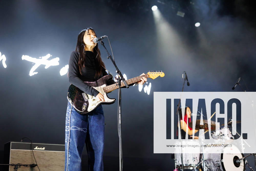 Sailor Honeymoon live at Oyafestivalen 2026 Oslo, Norway. 12th, August 2026. The South Korean punk rock band Sailor Honeymoon performs a live concert during the Norwegian music festival Oyafestivalen 2026 in Oslo. Here guitarist and vocalist Zaeeun Shin is seen live on stage. Norway, Oslo