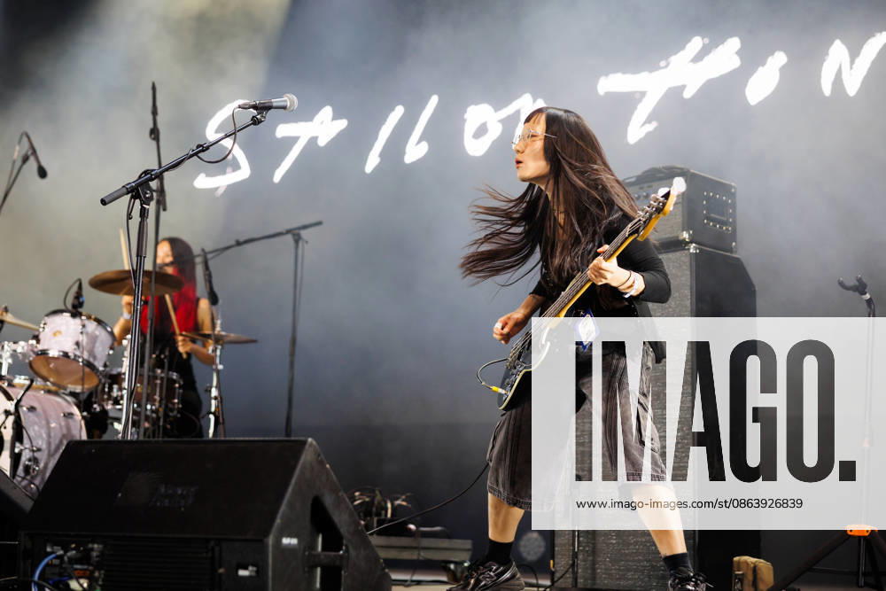 Sailor Honeymoon live at Oyafestivalen 2026 Oslo, Norway. 12th, August 2026. The South Korean punk rock band Sailor Honeymoon performs a live concert during the Norwegian music festival Oyafestivalen 2026 in Oslo. Here bass player and singer Kim Yerim is seen live on stage. Norway, Oslo