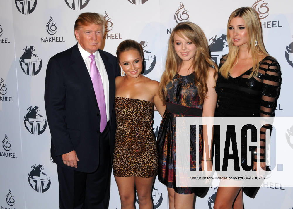 Los Angeles, California - Donald Trump, Hayden Panettiere, Tiffany Trump and Ivanka Trump. Nakheel Introduces Trump International Hotel & Tower Dubai at The Tar Estate in Bel Air. Los Angeles USA - ZUMAa123 20260817_zaa_a123_018