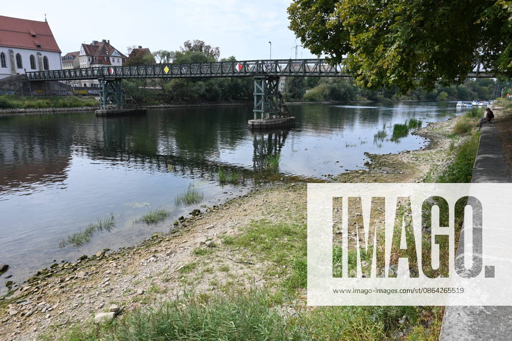 Low Water Levels on the Danube in Regensburg, Bavaria: Heat and Drought Have Led to Water Levels in Some Parts of Europe That Are at Historic Lows. In several places, the Danube is carrying less water than at any time since records began. The consequences are far-reaching. The river has reached a record-low water level.