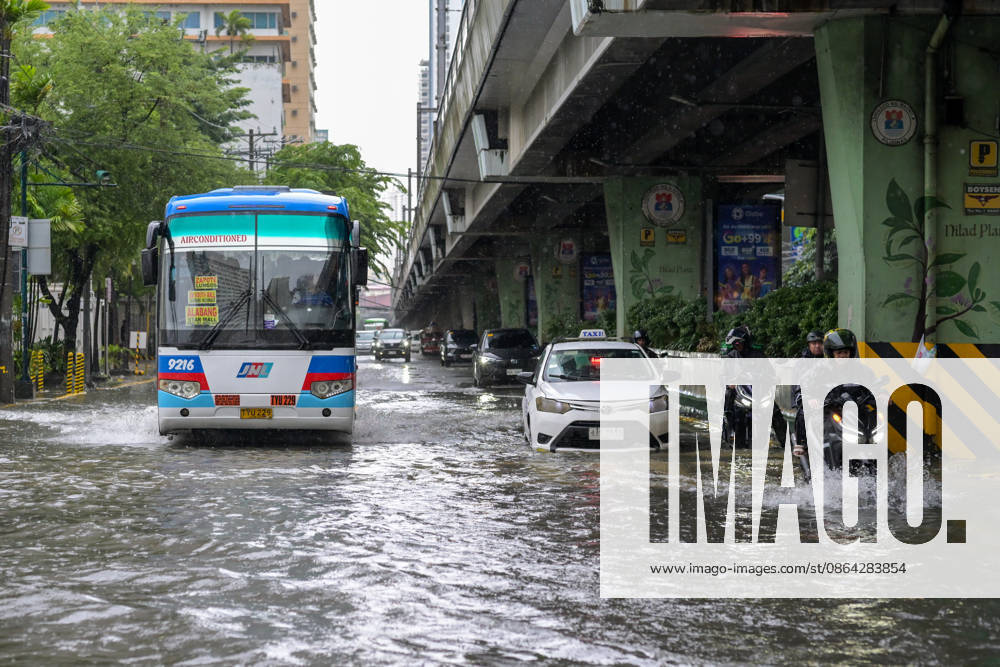 Motorists and commuters brave the floods brought by torrential monsoon rains at Taft Ave., Manila, Metro Manila. Two days ago, Metro Manila and neighboring provinces experienced a hot and humid weather. Monsoon rain came back yesterday and persisted throughout the day with flash floods in different areas of the metropolitan. Philippines - ZUMAr240 20260817_zip_r240_049