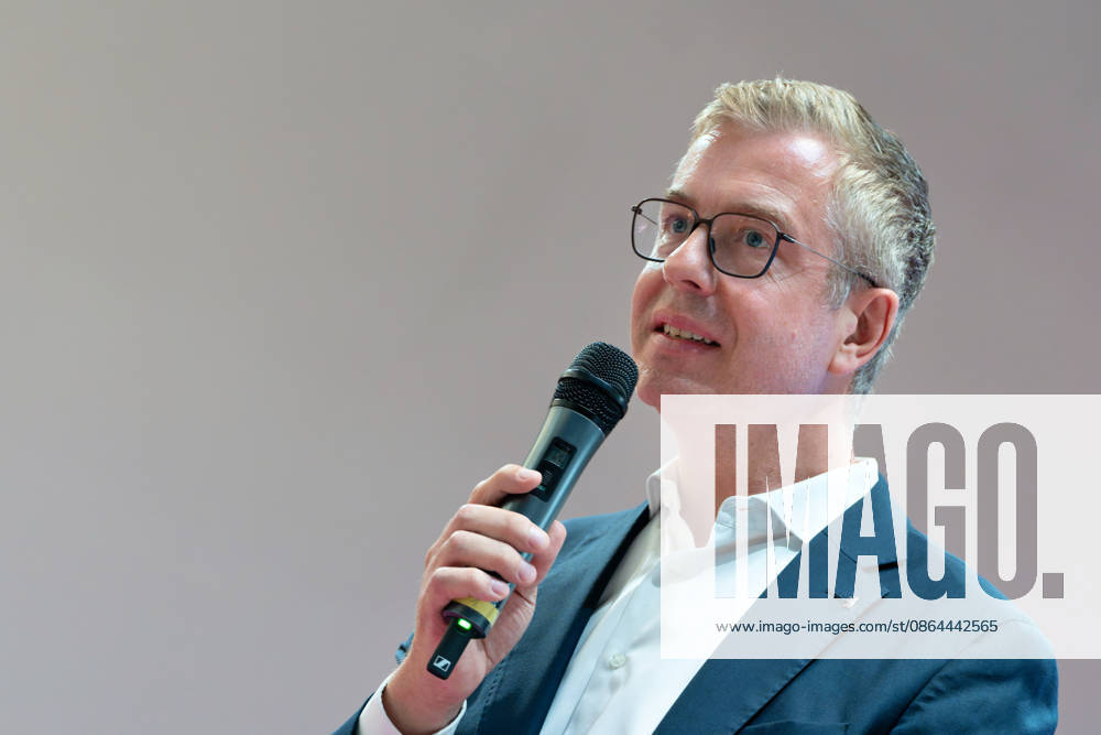Berlin, August 18, 2026—Bitkom Policy Pitch for the 2026 Berlin House of Representatives election at Delta Campus Neukölln; Stefan Evers, the Berlin CDU’s top candidate for the 2026 Berlin House of Representatives election, is in attendance.