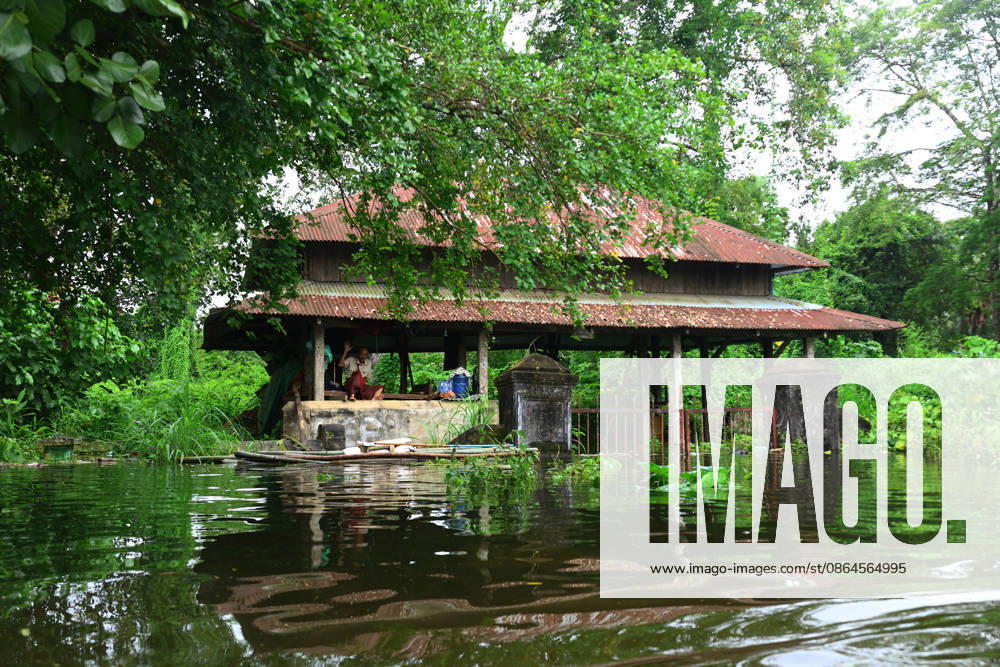 A resident remains inside a flooded house in Ngathaingchaung Township, Ayeyarwady Region, Myanmar..In Laymyethna Township, Ayeyarwady Region, the Ngawun River embankment collapsed on July 31, leaving nearby towns including Hinthada, Yegyi, Ngathaingchaung, Kyonpyaw and Kyaunggon still inundated for three weeks, affecting tens of thousands of people, officials said. Ngathaingchaung Myanmar - ZUMAn324 20260820_zip_n324_009