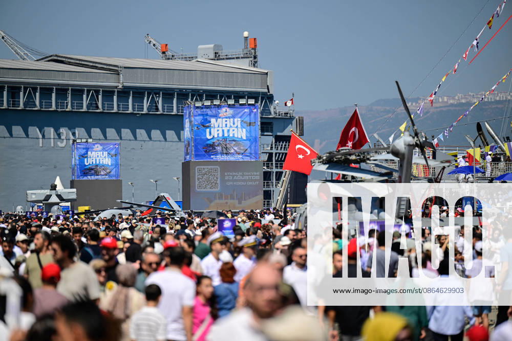 TEKNOFEST Blue Homeland KOCAELI, TURKIYE - AUGUST 23: TEKNOFEST Blue Homeland continues at the Golcuk Naval Shipyard Command in Kocaeli, Turkiye, on August 23, 2026. Organized under the main leadership of the Turkish National Defense Ministry and the Turkish Technology Team Foundation (T3 Foundation), with Anadolu as the Global Communication Partner, the event showcases Turkiye s maritime power, defense capabilities, and indigenous technologies. Gathering technology and defense industry enthusiasts around a maritime focus, the festival will welcome visitors through August 23. Cem Tekkesinoglu Anadolu Kocaeli Turkey. Editorial use only. Please get in touch for any other usage.