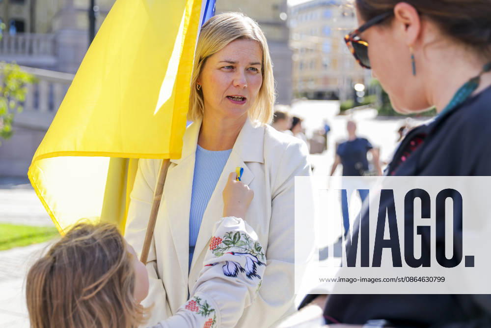 Celebration of Ukrainian Independence Day in Oslo Oslo 20260823 Guri Melby V during the celebration of Ukrainian Independence Day at Eidsvolls plass outside the Storting in Oslo Photo: Amanda Pedersen Giske, NTB, Oslo, Norway iJ4q8vYl9Sg Ref BNC POLiJ4q8vYl9Sg jpg