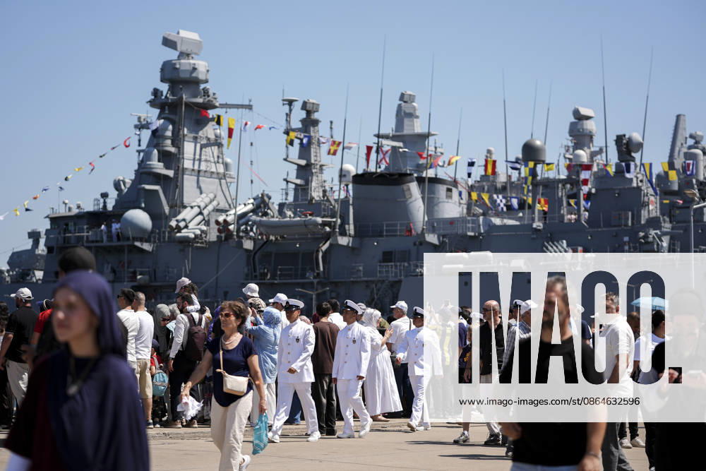 TEKNOFEST Blue Homeland KOCAELI, TURKIYE - AUGUST 23: TEKNOFEST Blue Homeland continues at the Golcuk Naval Shipyard Command in Kocaeli, Turkiye, on August 23, 2026. Organized under the main leadership of the Turkish National Defense Ministry and the Turkish Technology Team Foundation (T3 Foundation), with Anadolu as the Global Communication Partner, the event showcases Turkiye s maritime power, defense capabilities, and indigenous technologies. Gathering technology and defense industry enthusiasts around a maritime focus, the festival will welcome visitors through August 23. Arife Karakum Anadolu Kocaeli Turkey. Editorial use only. Please get in touch for any other usage.
